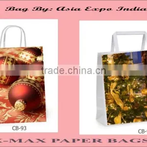 Decorative Paper Gift Bags With Glossy Finish thumbnail-4
