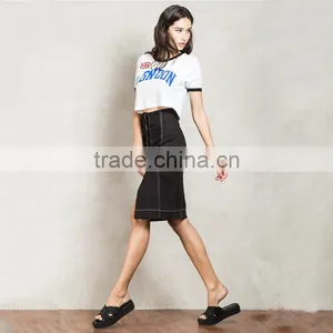 White Cities Crop Ringer T-shirt uk Flag t Shirt thumbnail-2