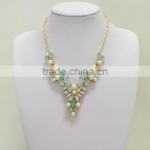Zm35138a Unique Girls Accessories Korean Faux Pearl Choker Necklace thumbnail-1