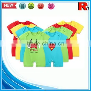 China Cotton Printing Funny Wholesale Cute Animal Cheap Prices on Baby Clothes 2015 thumbnail-2