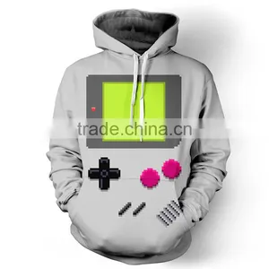 Wholesale Men's 100% Polyester Custom Your Own Design 3D Printed Sublimation Hoodie thumbnail-4