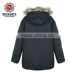 M1118 Faux Fur Hooded Mountain Mens Parka thumbnail-2