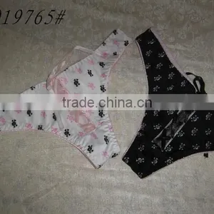 Lovely Girl String Bikini With Print/sexy Sex Girls Photos Thong g String thumbnail-1