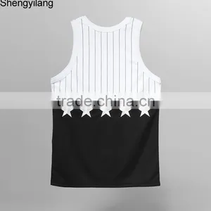 Custom Most Fashionable Printing Tank Top With Your Own Logo, Wholesale Tank Top Guangzhou Manufacturer thumbnail-2