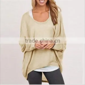Hot Style Sweater Europe and the United States Show Thin Loose Women's T-shirt Multicolor Knitting Sweater thumbnail-4