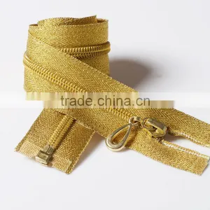 #5 Golden Teeth Nylon Zipper or Zips thumbnail-1