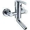 Nickle Chrome Plating Two Hole Bathroom Faucet Household Ceramic Cartridge thumbnail-1