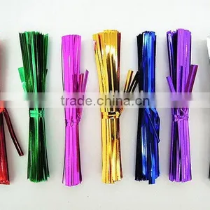 Super Quality Hotsell Sheer Pre Made Colorful Twist Tie Bow thumbnail-1