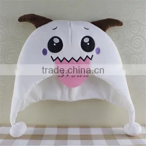 New LOL Hat League of Legends Plush Hat LOL Poro Cosplay Hat thumbnail-1
