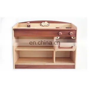 Solid Wooden Montessori Material Toddler Storage Cabinets With Best Quality thumbnail-1