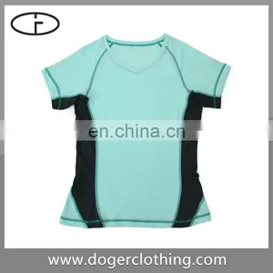 Chinese Reliable Suppliier Light Green Two Tone T-shirt thumbnail-1