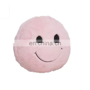Pink Smile Face Pillow Soft Toy Custom Design Cheap Cushion thumbnail-3
