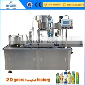 China Factory Automatic Soft Drinking Plastic Bottle Filling Capping and Labeling Machine thumbnail-2