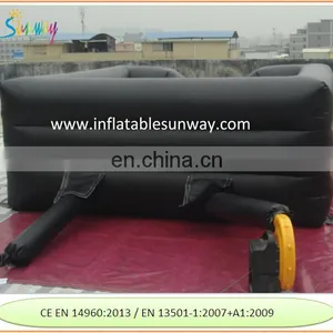 Black Inflatable Pool With Flat Base thumbnail-5