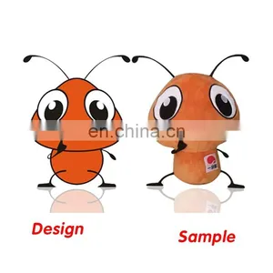 High Quality New OEM Service Custom Bull Plush Stuffed Animal Soft Toys 8" thumbnail-5