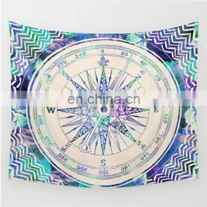150*130cm Bohemian Mandala Beach Tapestry Hippie Throw Yoga Mat Towel Indian Polyester Beach Shawl Bath Towel thumbnail-5