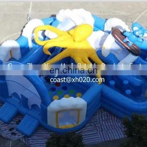 2013 Hot Sale Commercial Grade PVC Tarpaulin Brand New OB042 Inflatable Octopus Obstacle Courses thumbnail-1