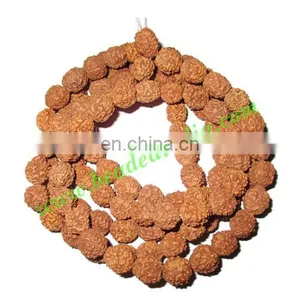 Rudraksha Beads String (mala) 4 Mukhi (four Face), Size: 11mm thumbnail-1