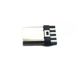 Cheap and High Quality 4 Pins Type C Plug USB Connector Made by Copper Alloy and PBT Used for Data Cable thumbnail-3