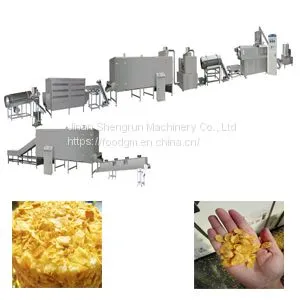 Multifunctional Chocolate Roasted Corn Flakes Making Machine India thumbnail-1