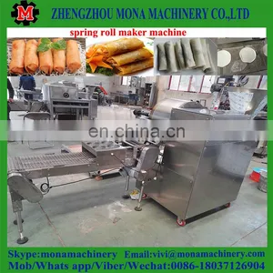 Automatic Dumpling Skin Machine / Spring Roll Wrapper Making Machine With High Quality thumbnail-4