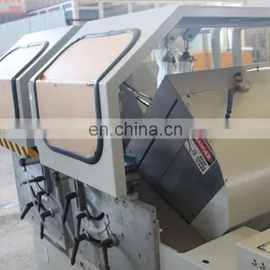 Latest Window and Door Making Machine CNC Control Automatic Double Head Cutting Saw for Aluminum Profile thumbnail-4