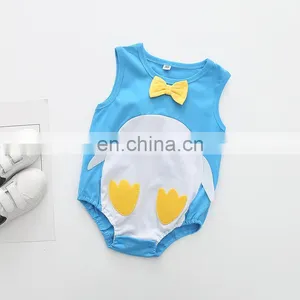 Cute Baby Summer Sleeveless Romper Baby Rompers thumbnail-1