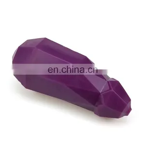 IQ Treats Puzzle Toy Bounce Eggplant Shaped Treats Dispenser Interactive Toy Dog Toy thumbnail-4