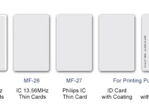 Access Control id Card Buckle 125K Frequency White Card IC Buckle 13.56MUID Parking Elevator Card thumbnail-3