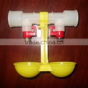 Haimu 360 Degree Ball Valve Automatic Poultry Nipple Drinker With Drip Cup thumbnail-2