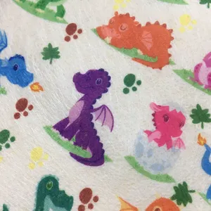 Fujian Printed Spunlaced Non-woven Children's Mask Printed Cloth Digital Positioning Thermal Transfer Printing Customization thumbnail-3