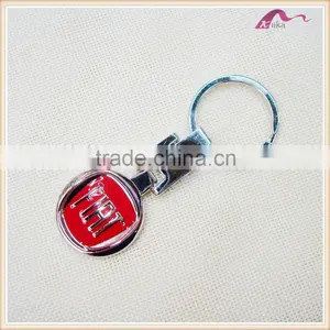 Hot Selling Cheap Round Metal Car Logo Keychain Manufacturers thumbnail-1
