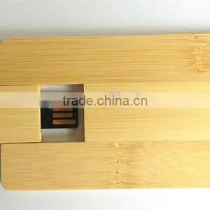 Wholesale Eco-friendly Antivirus Wooden Credit Card Usb, Wooden Credit Card Usb Flash Drive thumbnail-1