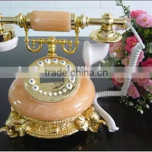 European Hotel Room Marble Antique Telephone thumbnail-1