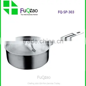 Large Tall Stainless Steel Stock Pot With Compound Bottom thumbnail-4