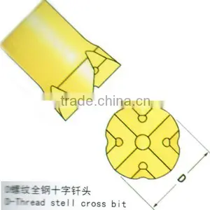 D-Thread Steel Cross Bit thumbnail-1