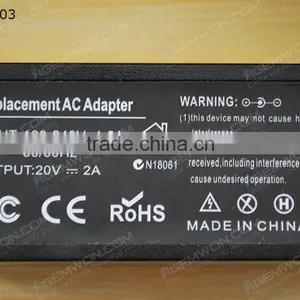 High Copy Laptop AC Power Adapter for LENOVO 20V 2A 5.5*2.5mm 40W thumbnail-6
