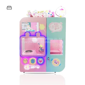 2021 New Arrival New Design Automatic Cotton Floss Candy Machine Factory Direct for Sell Earn Money Machine Vending Machine thumbnail-4