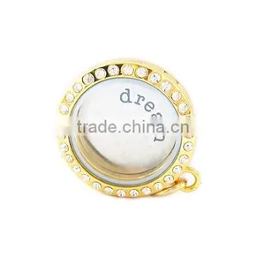 Blank Plates (for Engraving) That Fit in Floating Locket Pendants Round 30mm thumbnail-4
