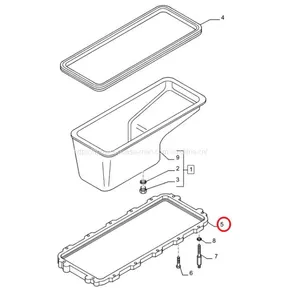 FPT IVECO CASE Cursor11 F3GFE613A B001 5801863562/5801690111 Sump Holder 504160436 thumbnail-4