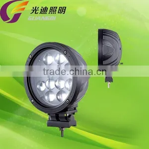 60w Round Led Work Light for Jeep thumbnail-1