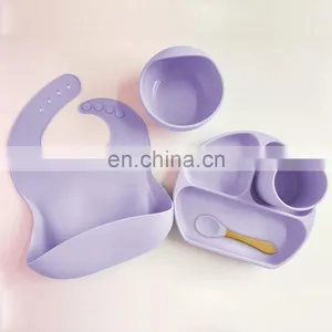 2020 NEW Best Selling Waterproof Bibs Baby Bibs With Pocket Comfortable for Babies and Toddlers Silicone for Boys and Girls Bag thumbnail-3