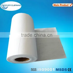 China Factory Supply Honeycomb Embossed Wood Pulp Nonwoven Fabric thumbnail-1