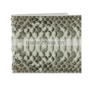 Custom Logo High Quality Genuine Real Python Snake Skin Leather Travel Card Holder Wallet thumbnail-4