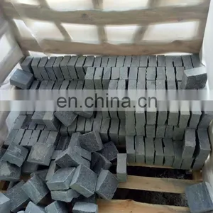 Dark Grey Granite G654 Natural Split Cubics Cobble Stone thumbnail-4