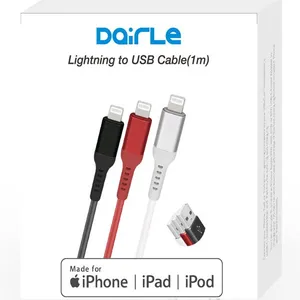 1m C89 Nylon Braided Mfi Certified Usb to Lightning Charging Cable for IPhone 11/12 Mini 13 Pro thumbnail-5