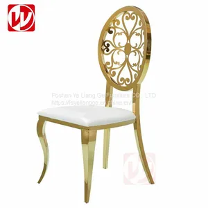 Hot Selling Outdoor Furniture Luxury White Dining Chair for Wedding Events Party Hall thumbnail-4