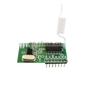 433RF Receiving Module 4-channel High-level Signal Learning Decoding Receiving Circuit Board thumbnail-1