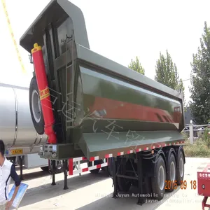 Price of Dump Trucks Tipping Chassis Heavy Duty Dump Semi-trailer thumbnail-1