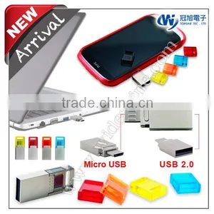USB2.0 MINI MicroUSB OTG Usb Cable for Mobile Phone thumbnail-1